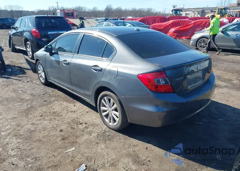 2012 Honda Civic Ex-L z USA, uszkodzony, nr VIN 2HGFB2F99CH523735